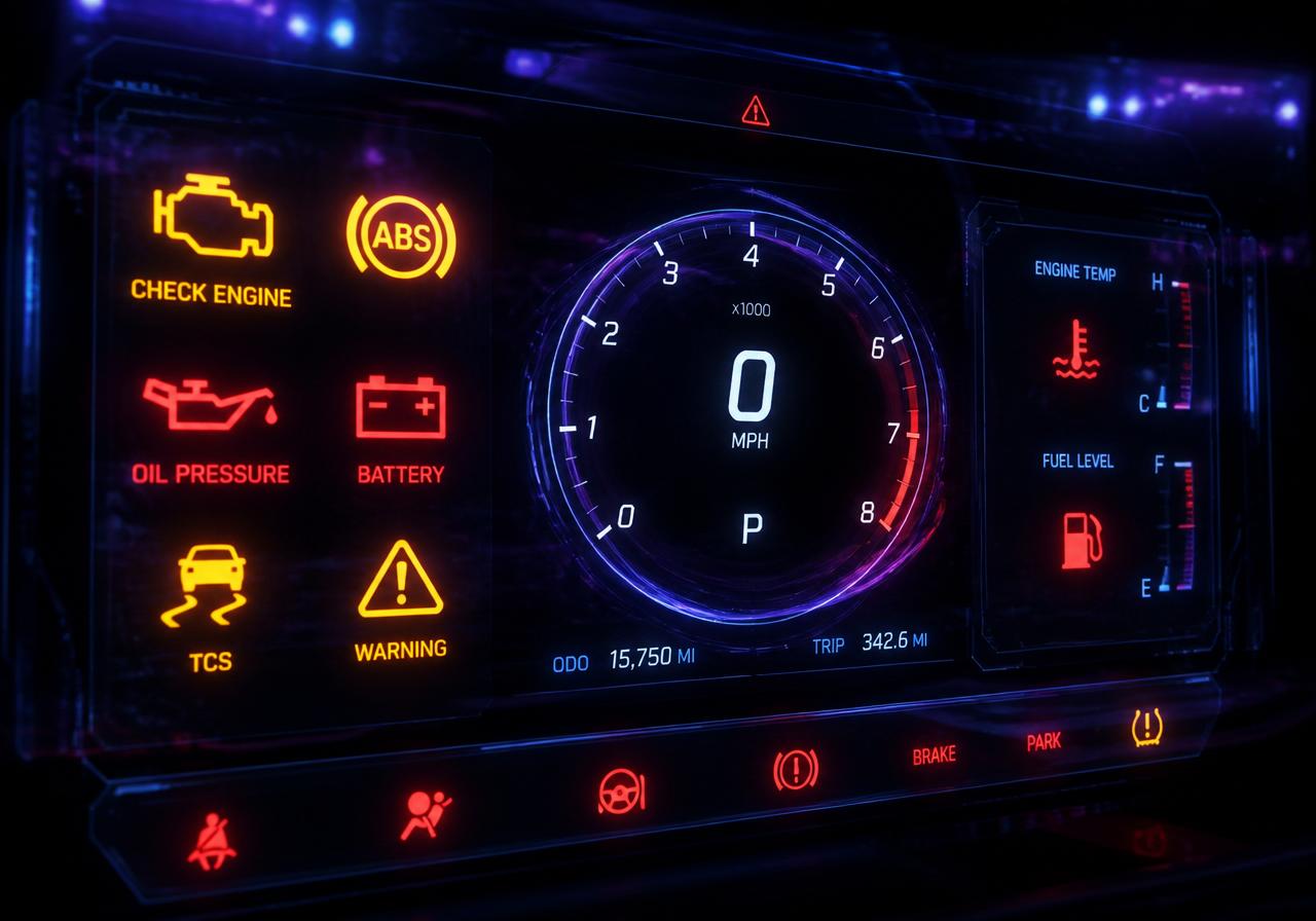 Decode dashboard warning lights